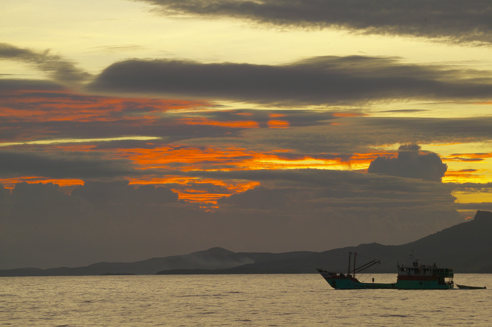 Abendstimmung in der Südsee