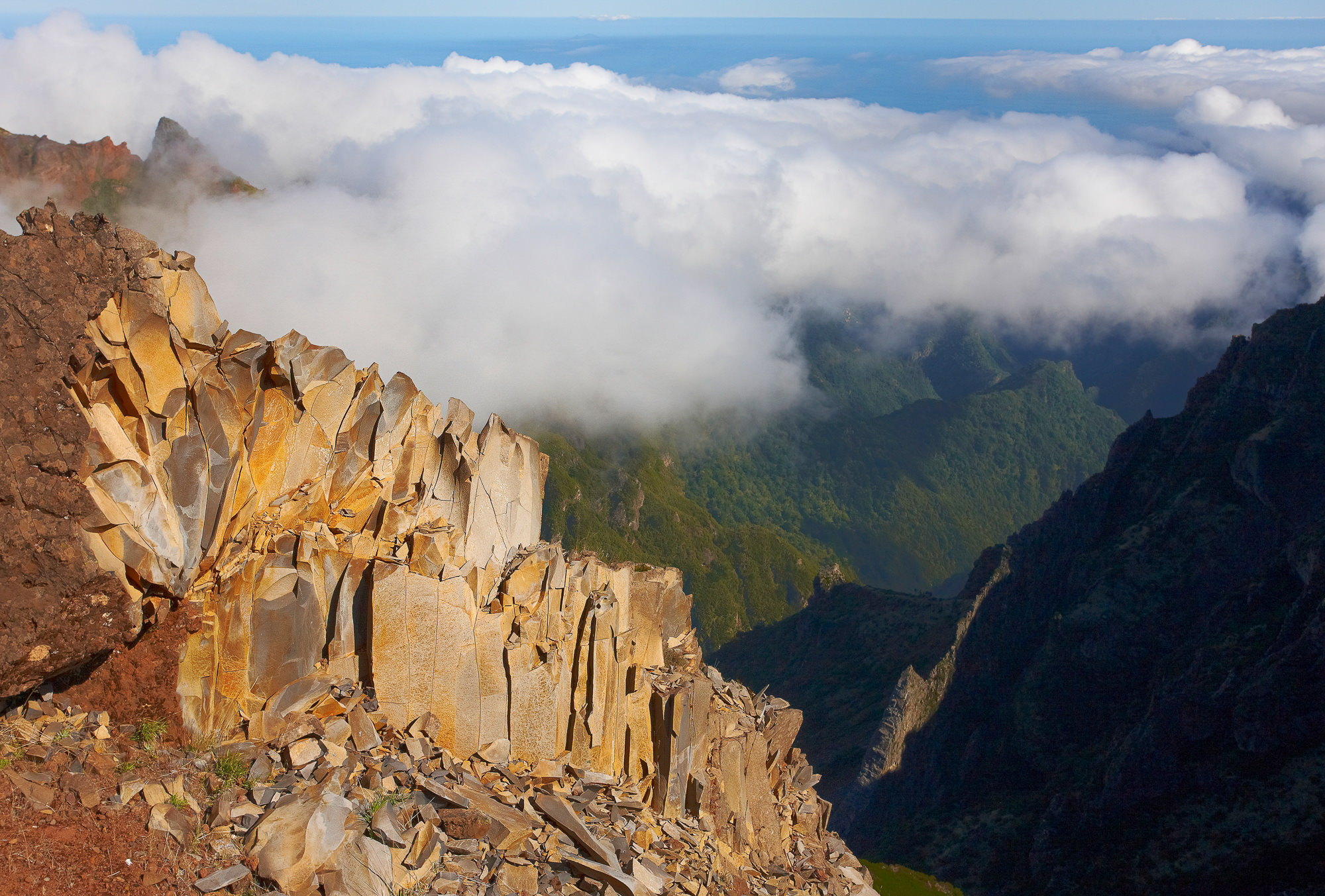Blick zum Pico do Arieiro