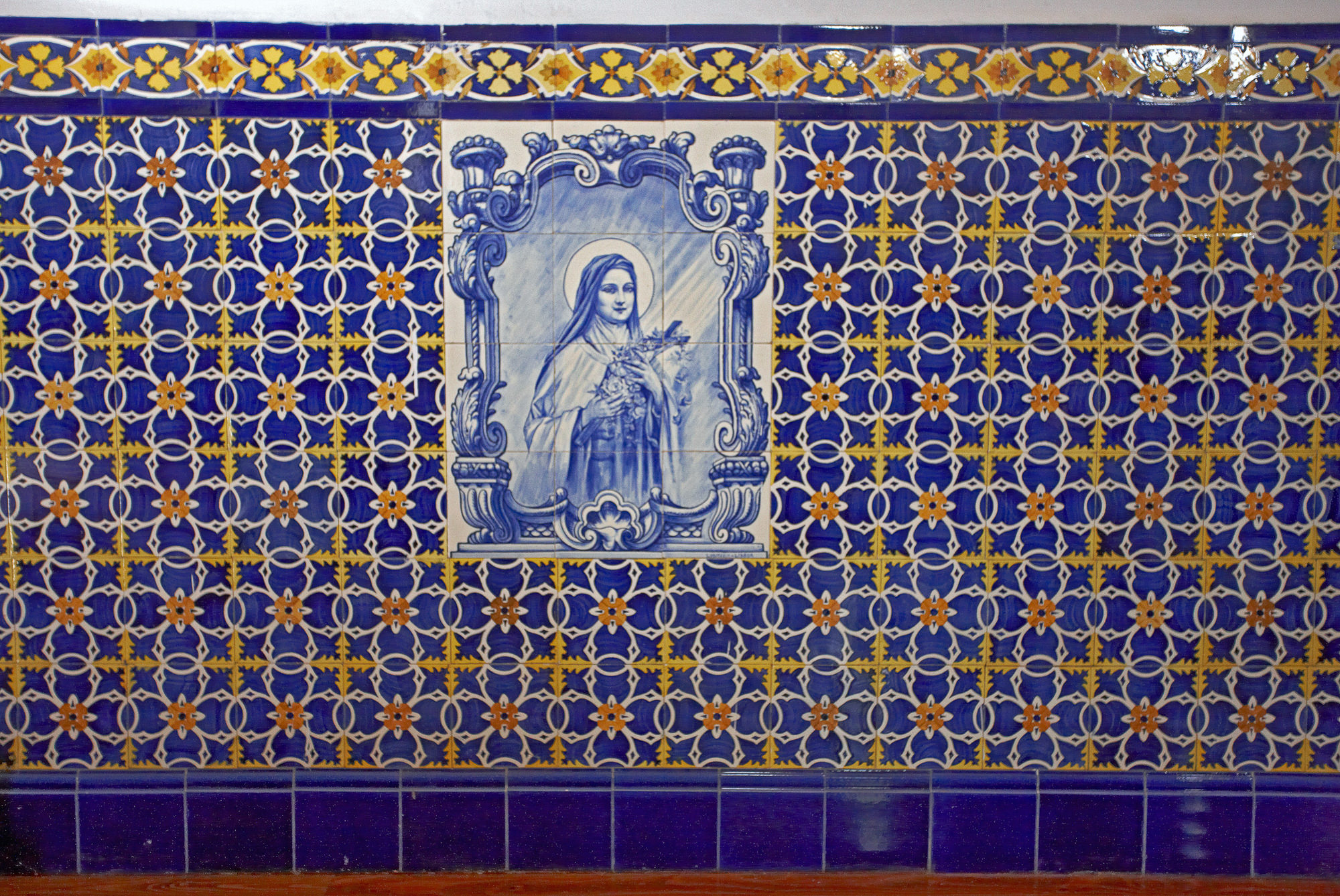 Azulejo mit Marienscene in Funchal